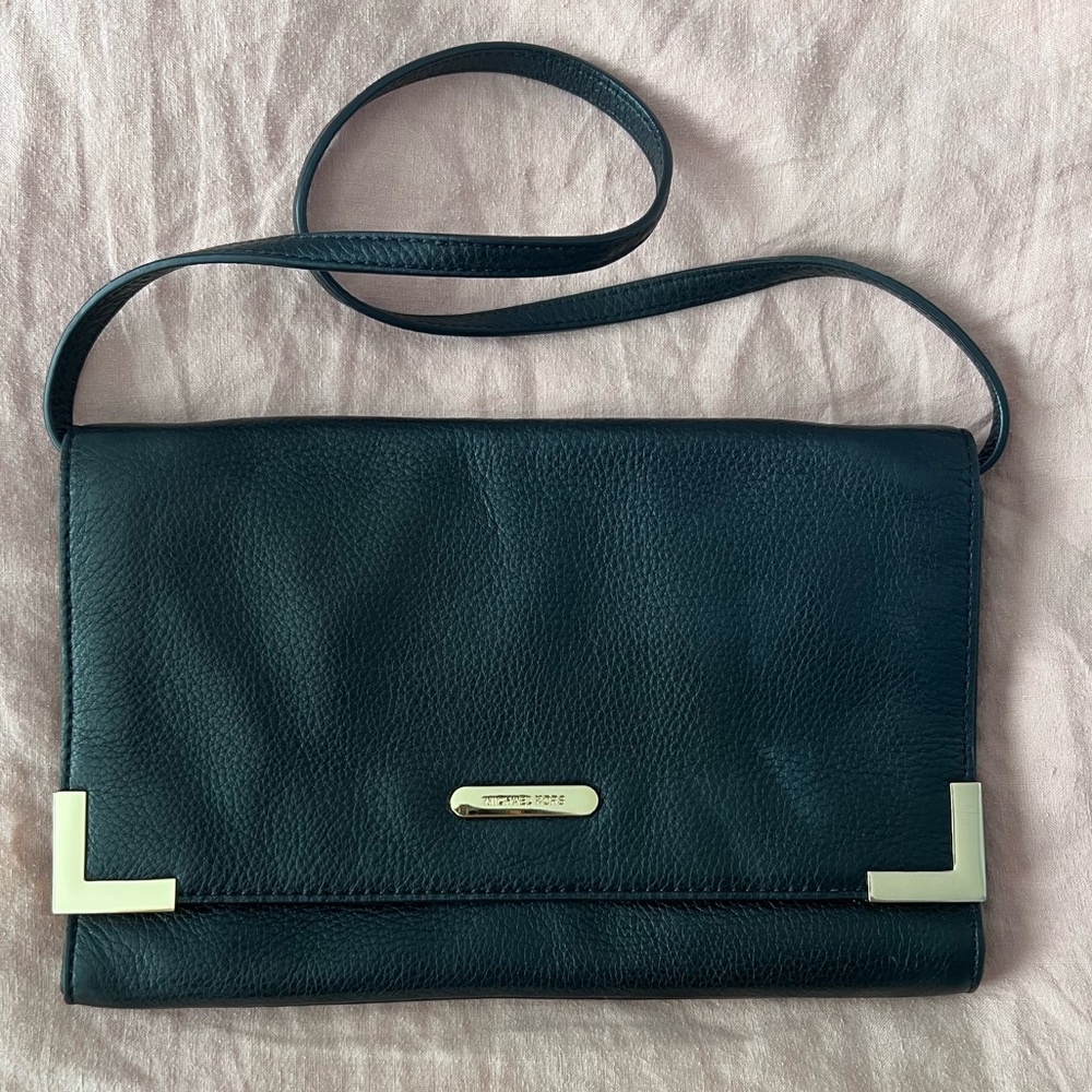 Black Michael Kors Convertible Clutch